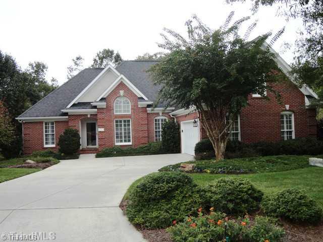 1212 Gatehouse Road High Point, NC 27262 - Photo 1 of 16 Exterior Front. Custom brick home with wonderful landscaping