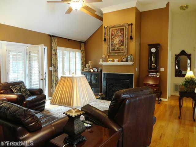 1212 Gatehouse Road High Point, NC 27262 - Photo 4 of 16 Den/Family/Great Room. Gas logs in fireplace