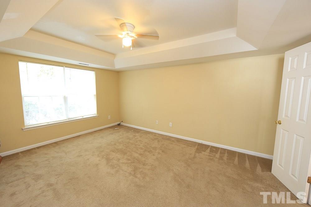 1520 Cricket Ridge Drive Raleigh, NC 27610 - Photo 11 of 18 Large '1st floor' master bedroom suite with trey ceiling.