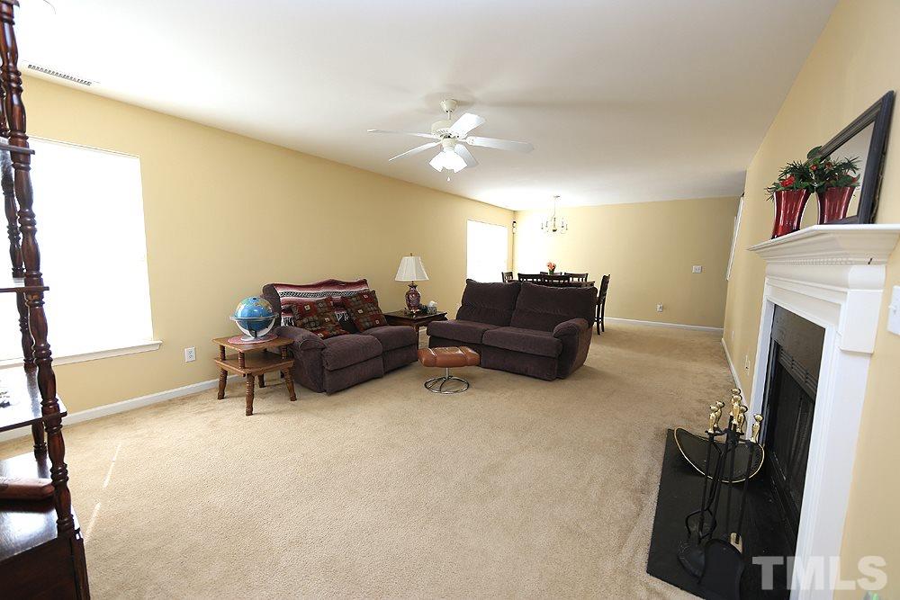 1520 Cricket Ridge Drive Raleigh, NC 27610 - Photo 3 of 18 Spacious. Family Rm open to Dining Rm. An entertainer's dream.