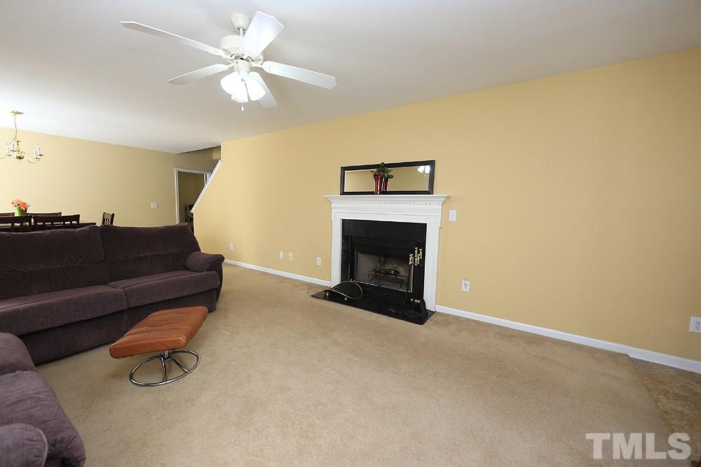 1520 Cricket Ridge Drive Raleigh, NC 27610 - Photo 4 of 18 Cozy wood burning fireplace.