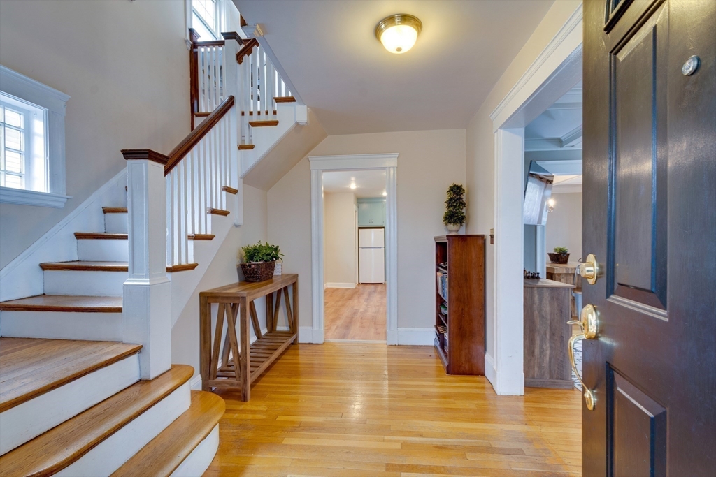 30 Kilsythe Road Arlington, MA 02476 - Photo 5 of 31 a view of a hallway view with staircase