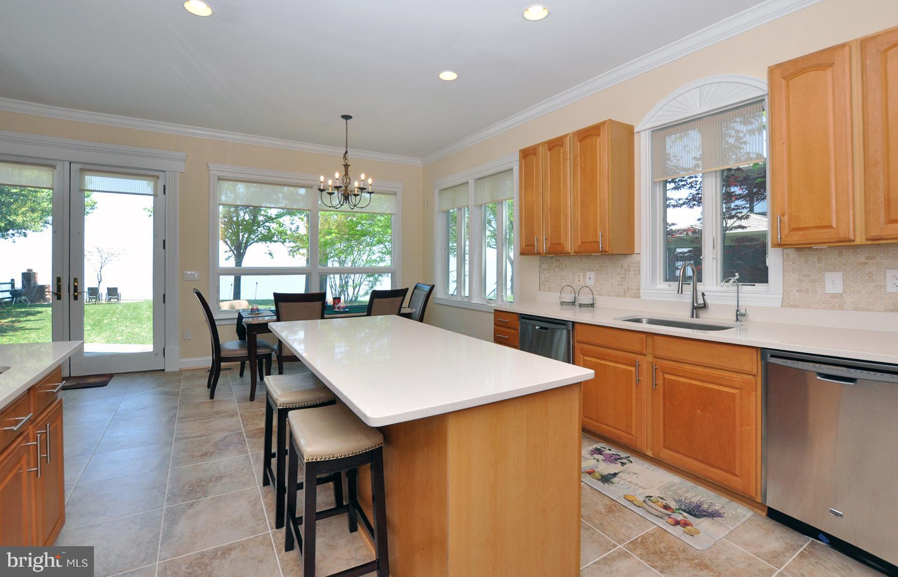 2027 Chesapeake Road Annapolis, MD 21409 - Photo 25 of 72 Renovated Kitchen.Water view
