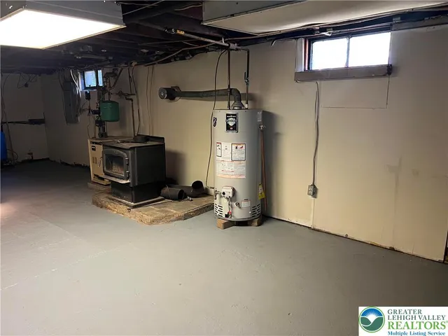 a view of storage and utility room