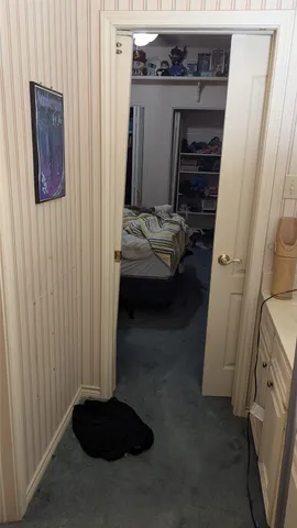 a view of walk in closet