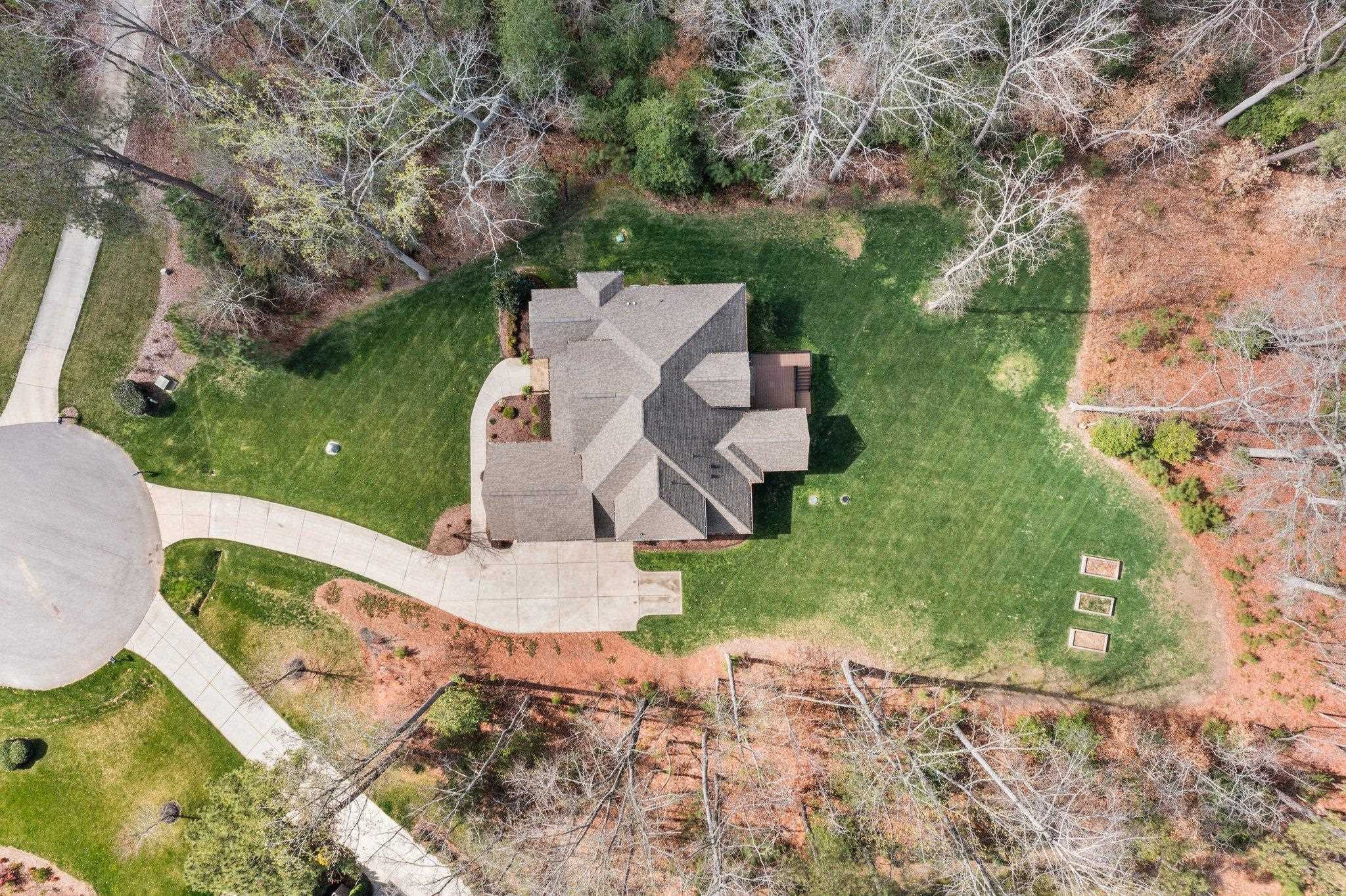 7605 Scarlet Court Raleigh, NC 27614 - Photo 28 of 30 Private 1.84 Acre Wooded Lot & Gorgeous Cul-De-Sac Location. Aerial View