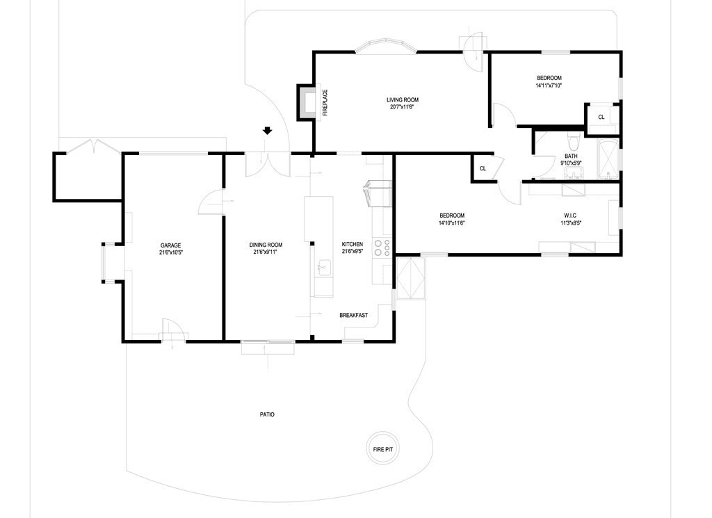 6 Egypt Beach Road Scituate, MA 02066 - Photo 17 of 29 a picture of floor plan