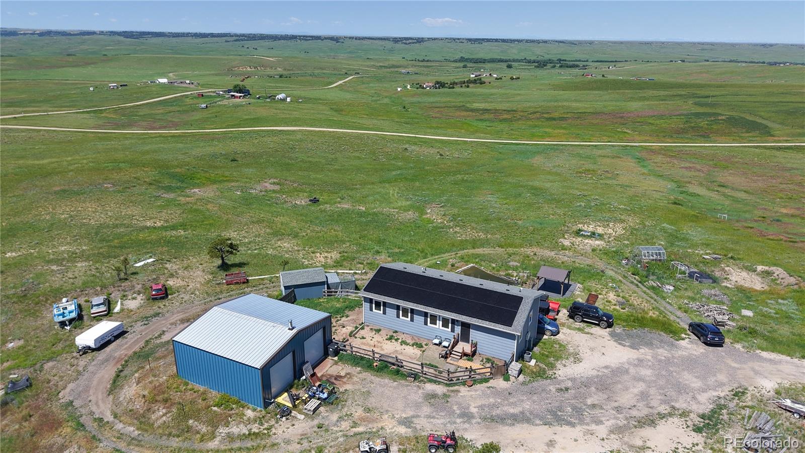 40291 Gold Nugget Road Deer Trail, CO 80105 - Photo 45 of 47 a view of a room with a big yard