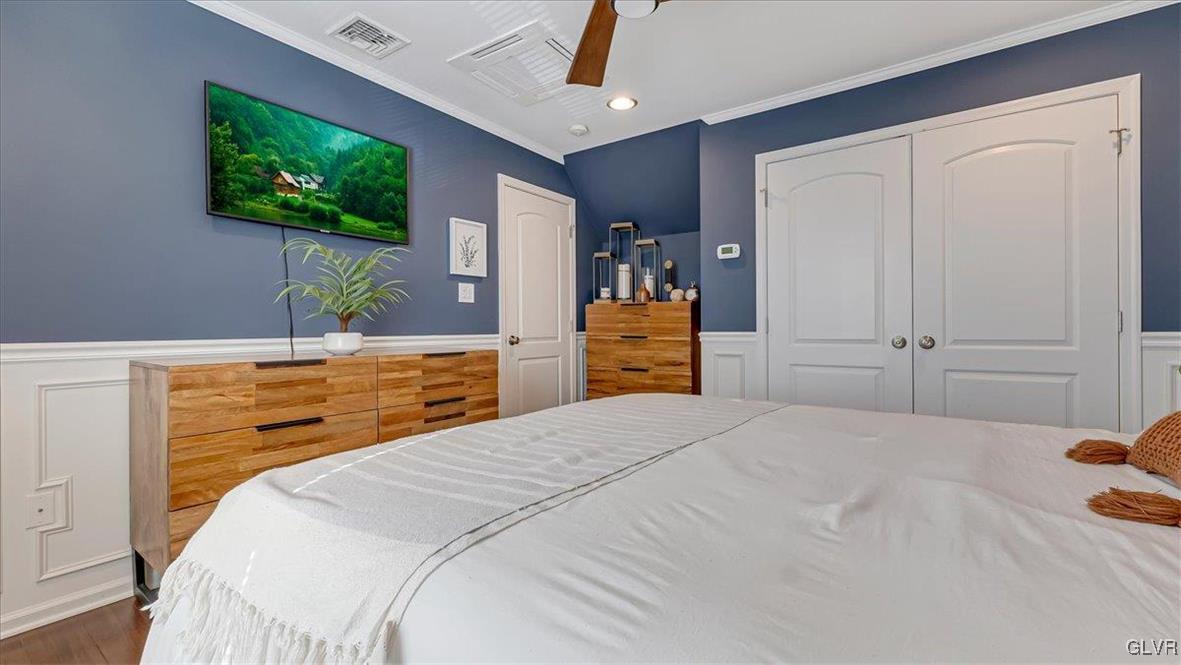 536 Christine Ann Lane Nazareth, PA 18064 - Photo 26 of 47 a bedroom with a bed and flat screen tv
