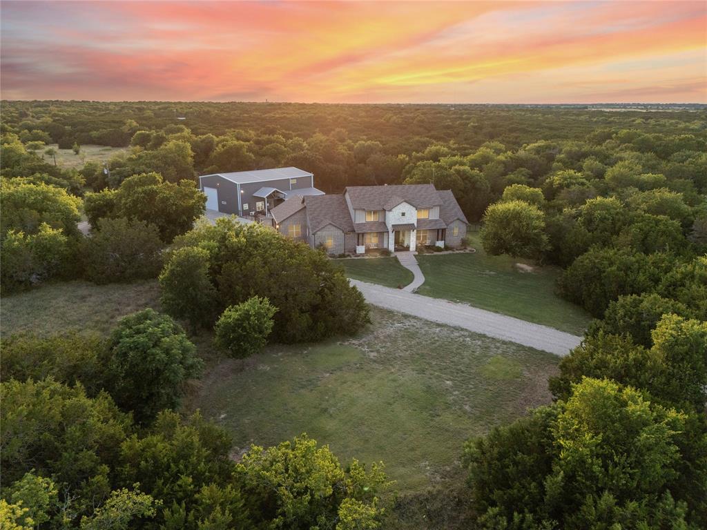 18503 Wortham Bend Road China Spring, TX 76633 - Photo 34 of 40 an aerial view of a house with a yard