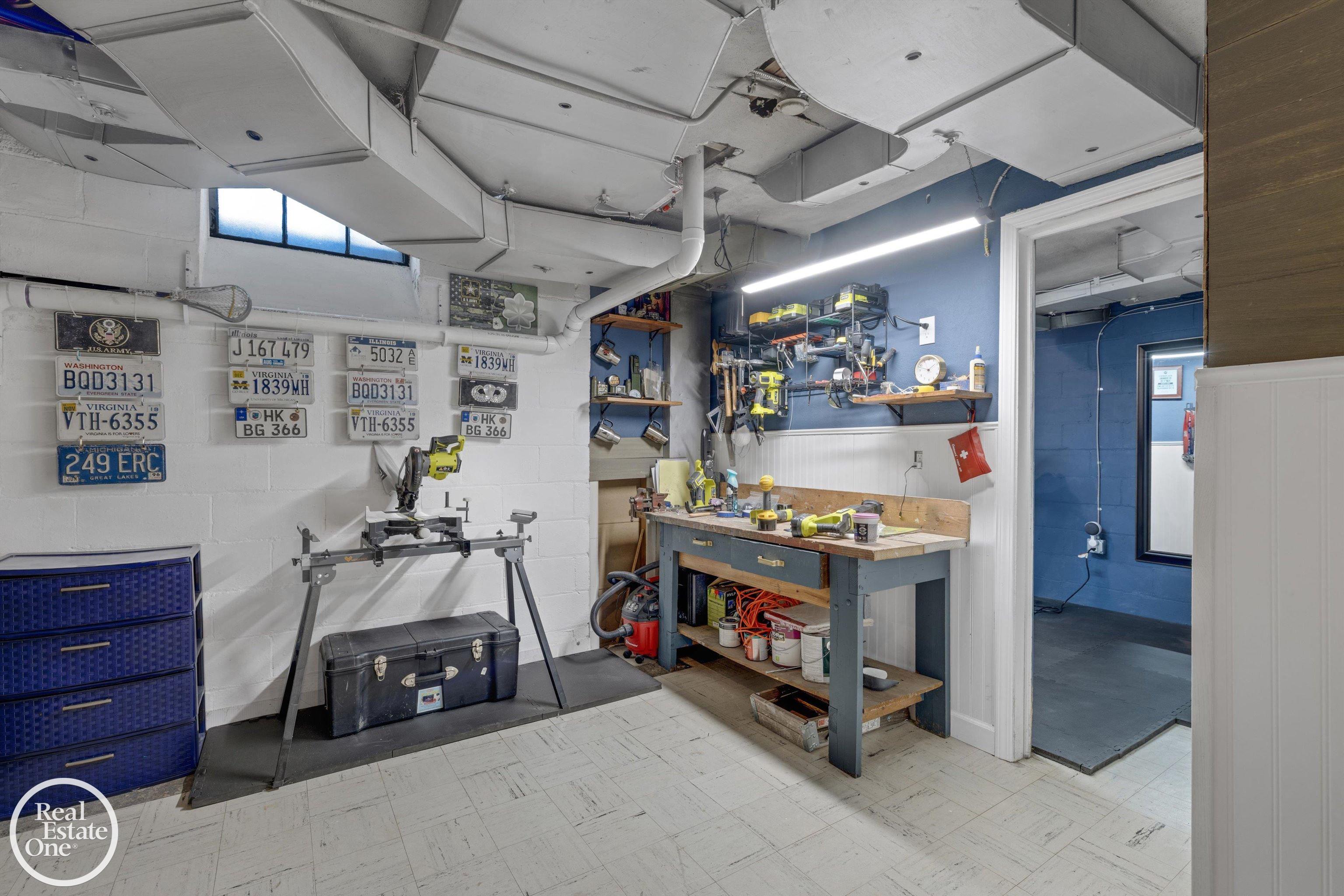 614 Pemberton Road Grosse Pointe, MI 48230 - Photo 44 of 56 Basement Workshop