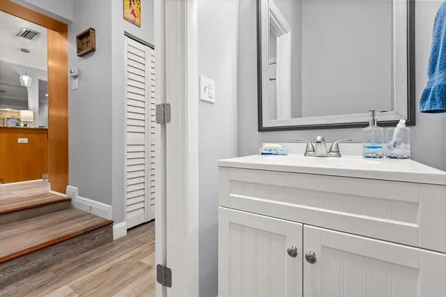 a backyard of a house