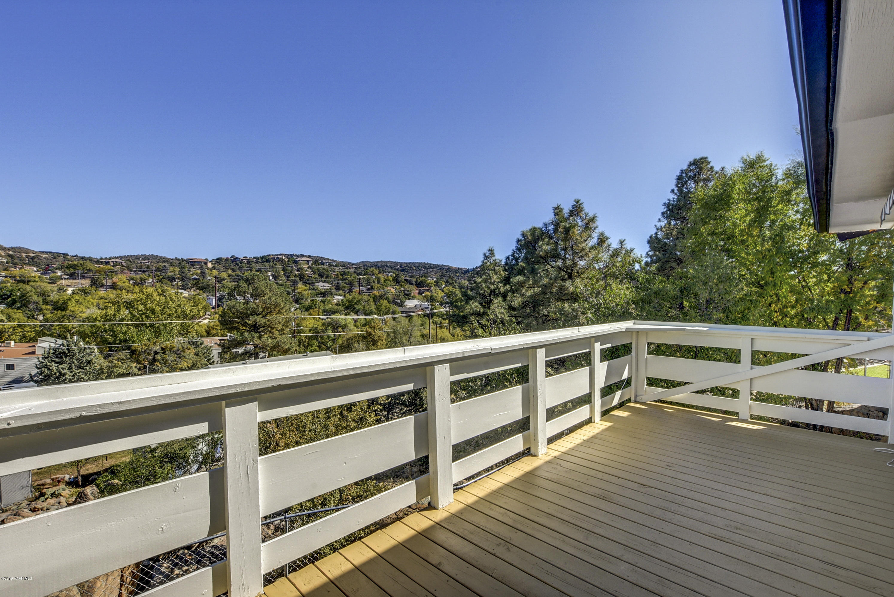 439 Canyon Springs Road Prescott, AZ 86303 - Photo 16 of 37 a view of a balcony with mountain view