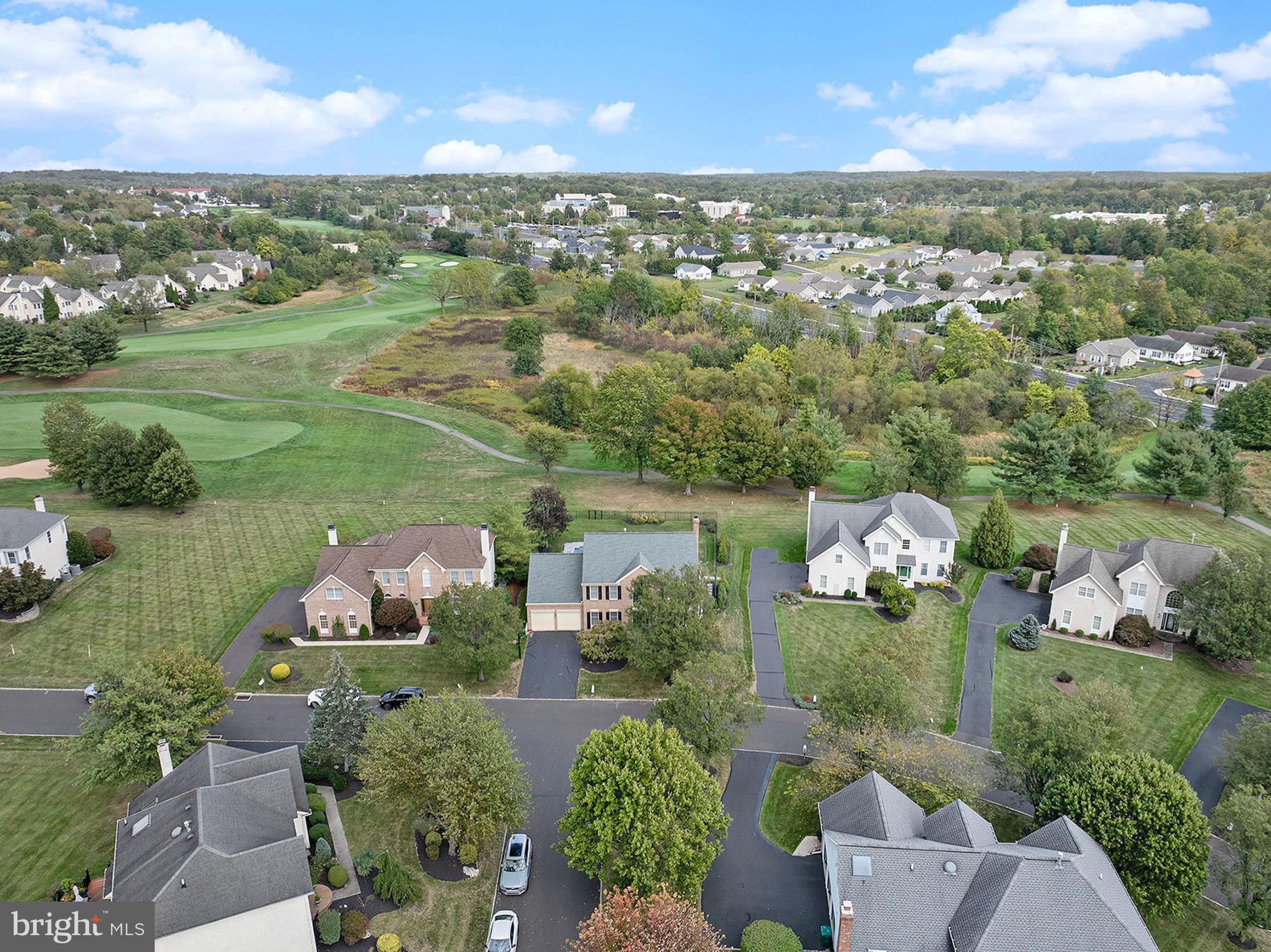 127 Spyglass Drive Blue Bell, PA 19422 - Photo 43 of 74 an aerial view of a houses with outdoor space and city view