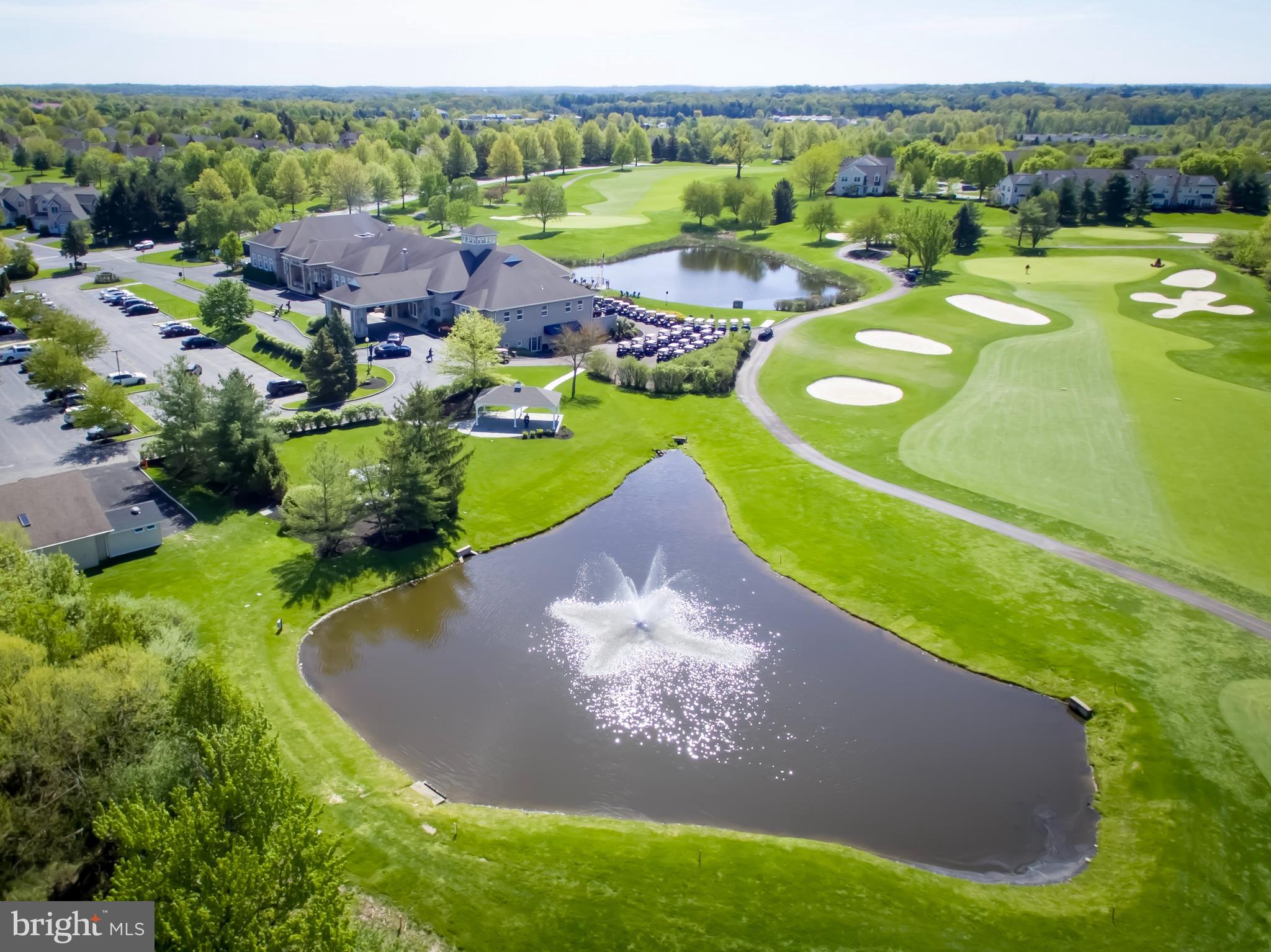 127 Spyglass Drive Blue Bell, PA 19422 - Photo 54 of 74 an aerial view of a house with a yard and lake view