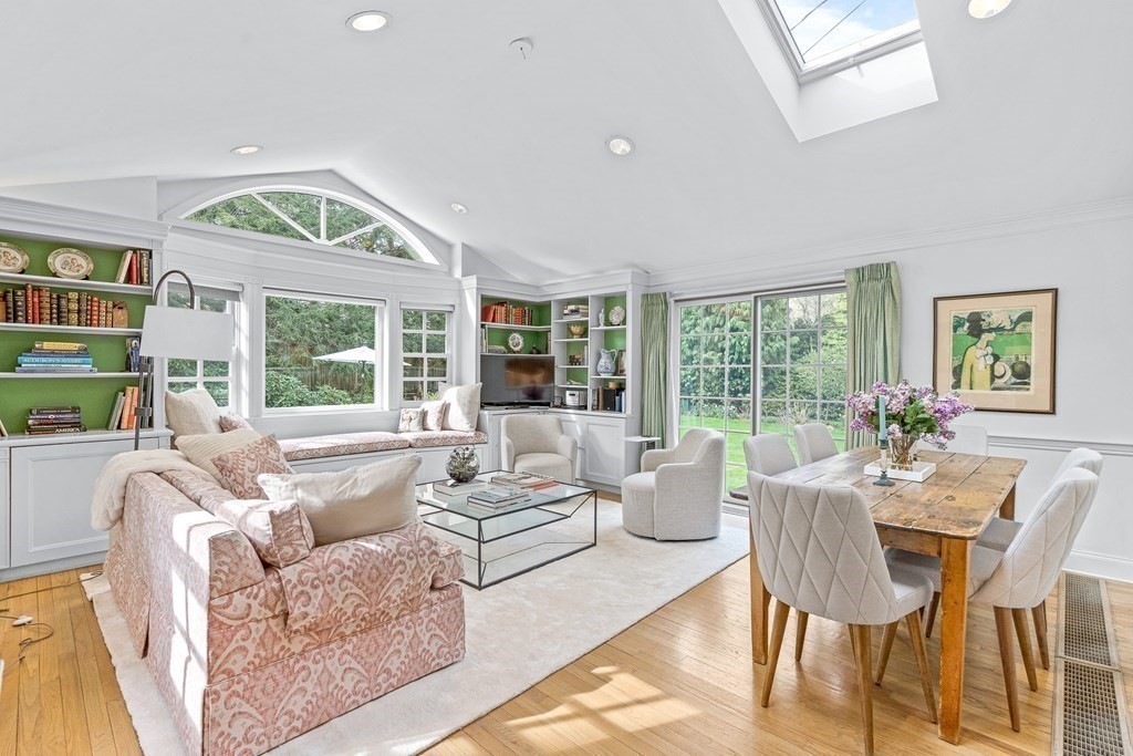 218 Middlesex Road Brookline, MA 02467 - Photo 13 of 30 a living room with furniture and a large window