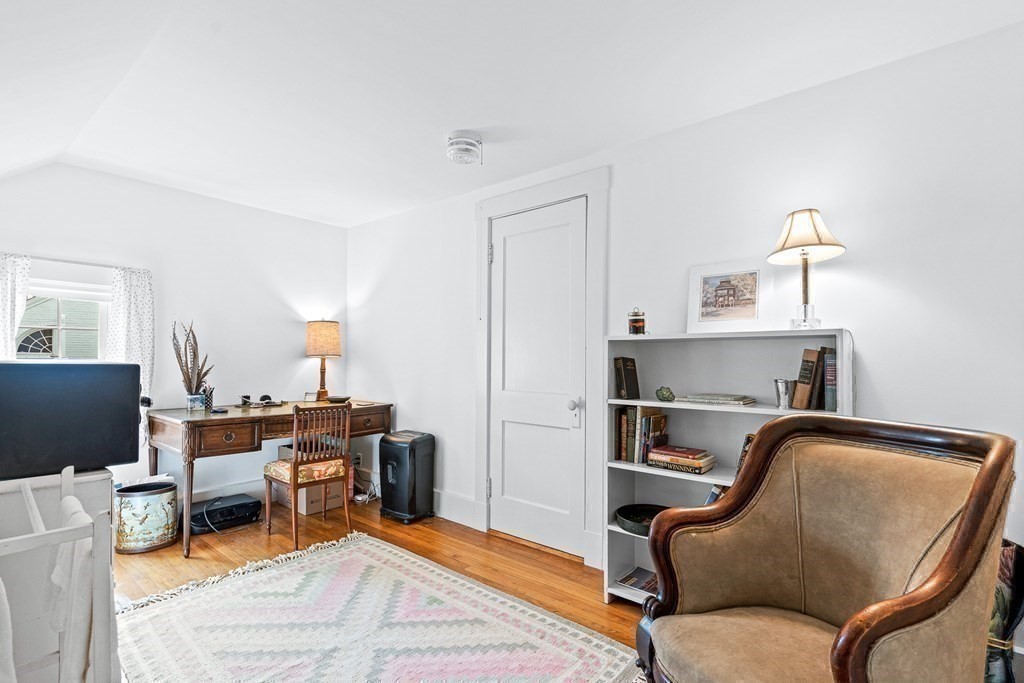 218 Middlesex Road Brookline, MA 02467 - Photo 24 of 30 a reading room with furniture a desk and chair