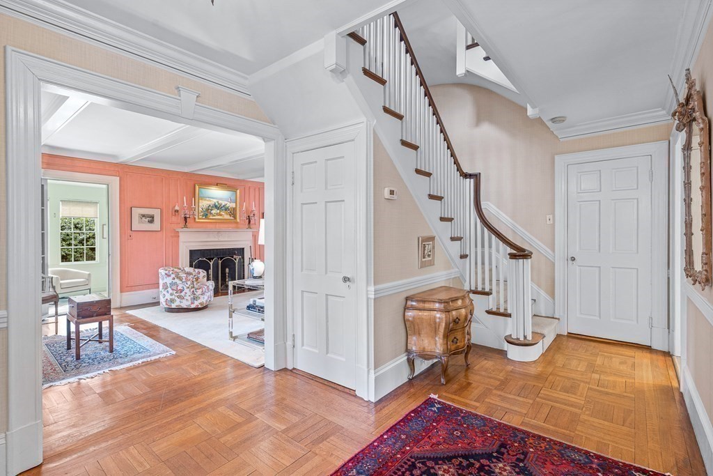 218 Middlesex Road Brookline, MA 02467 - Photo 7 of 30 a view of an entryway with livingroom and furniture