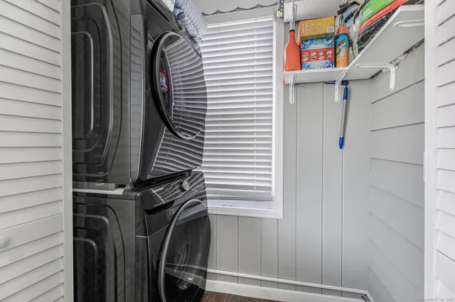 a view of storage and utility room