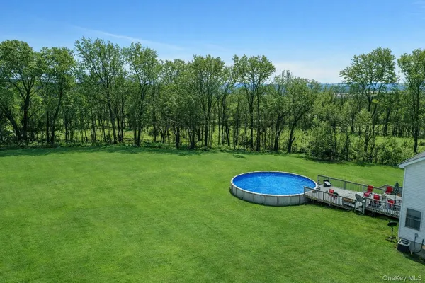 a view of a golf course with a park