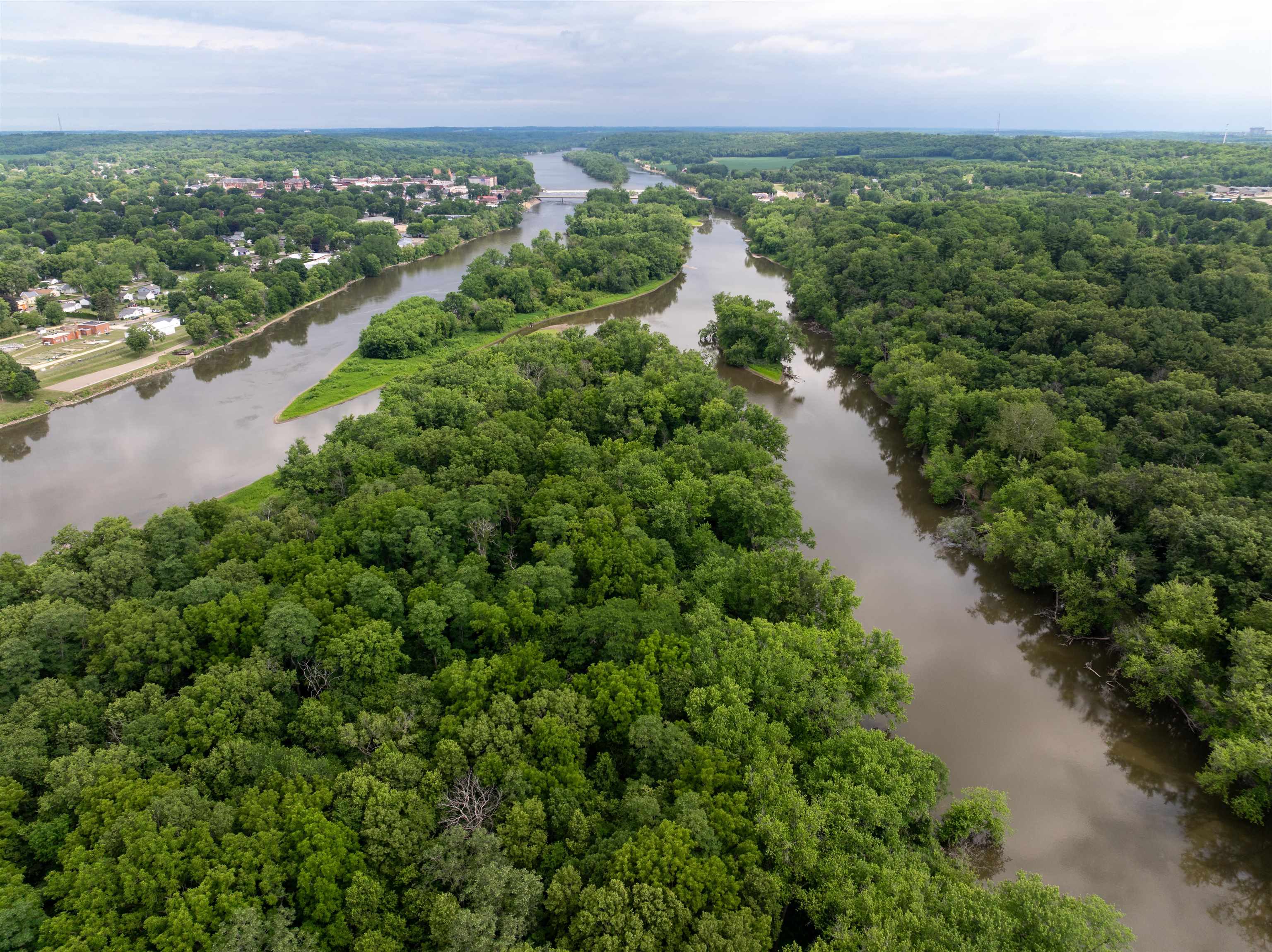 1162 South Bradley Road Oregon, IL 61061 - Photo 71 of 78 an aerial view of residential houses with outdoor space and trees