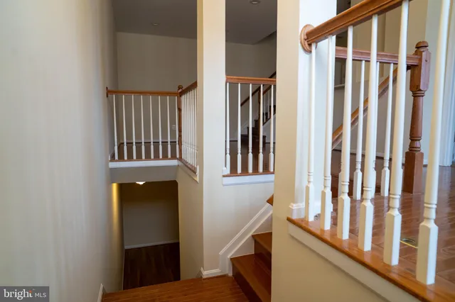 a view of an entryway with staircase
