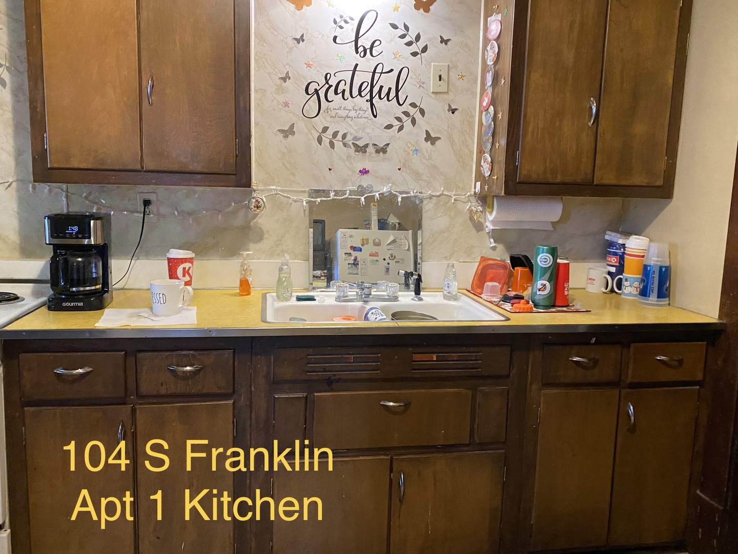 104 South Franklin Street Dwight, IL 60420 - Photo 12 of 18 a kitchen with a sink and cabinets