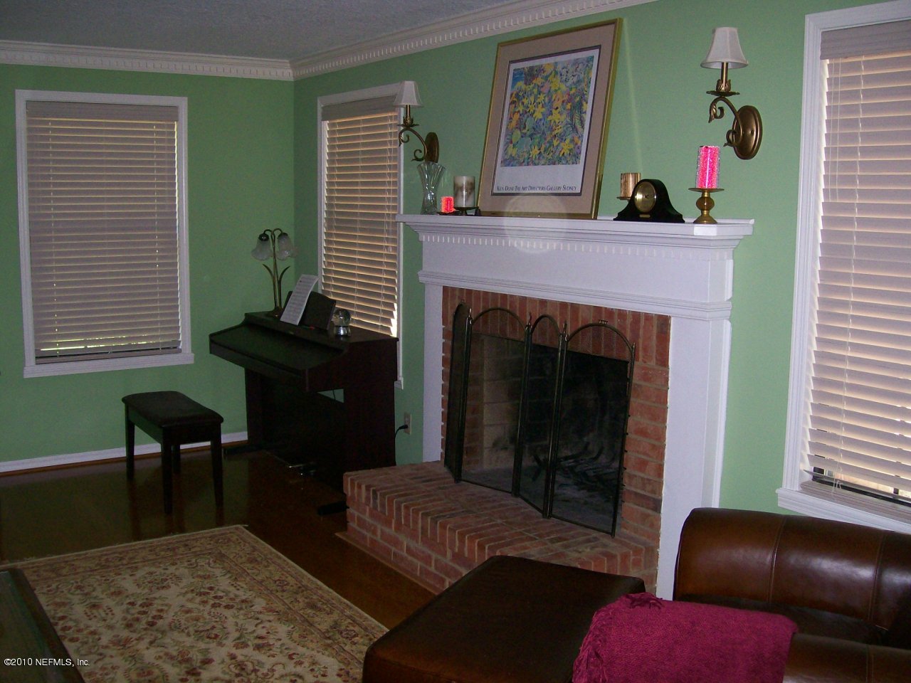 12725 Brady Road Jacksonville, FL 32223 - Photo 5 of 6 Living Room with Fireplace