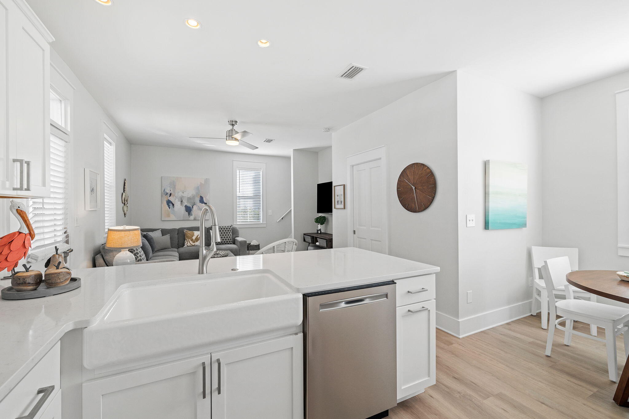 198 Somerset Bridge Road, Unit 137 Santa Rosa Beach, FL 32459 - Photo 13 of 46 a kitchen with a sink cabinets and wooden floor