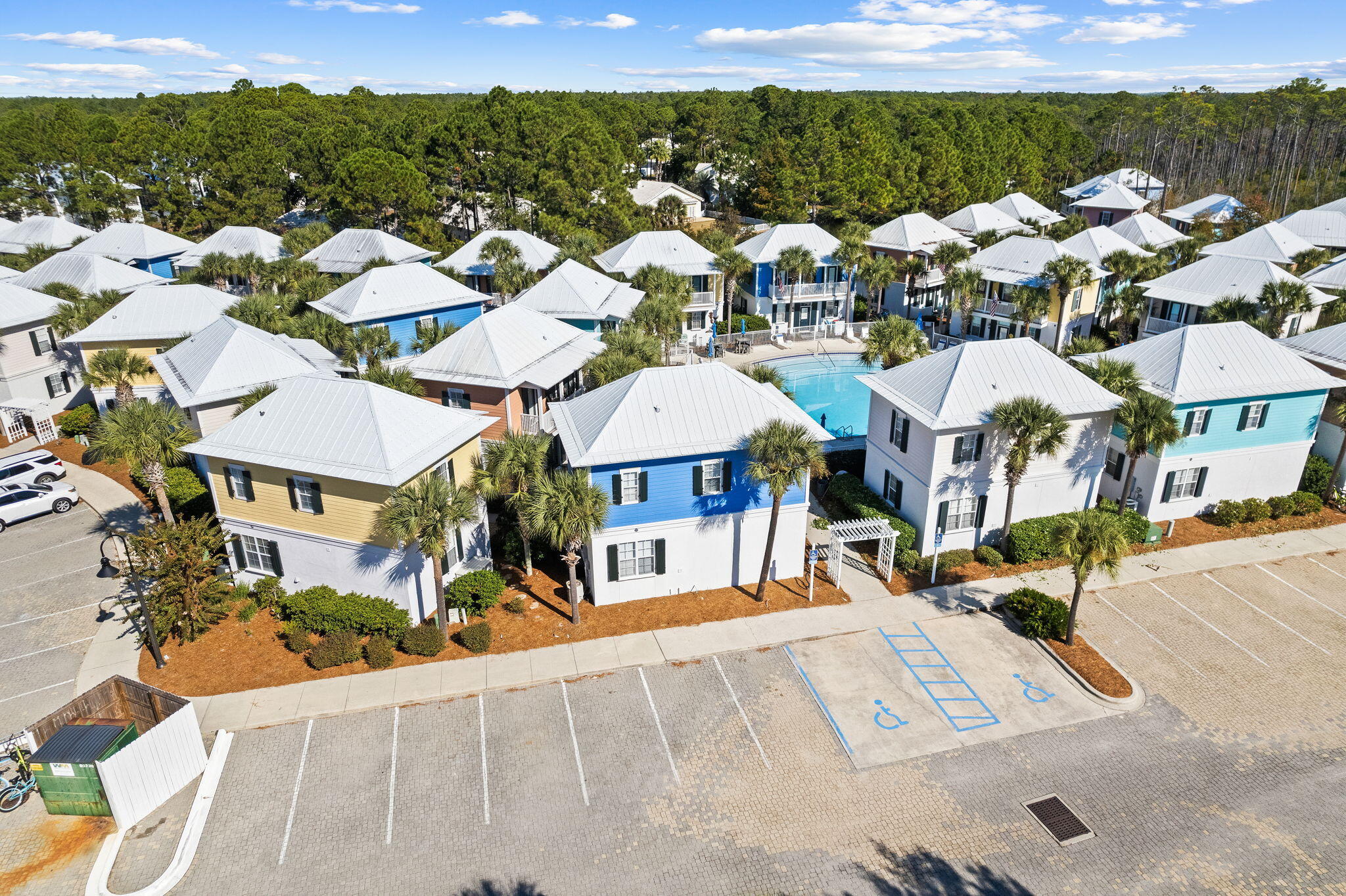 198 Somerset Bridge Road, Unit 137 Santa Rosa Beach, FL 32459 - Photo 34 of 46 an aerial view of residential houses with outdoor space