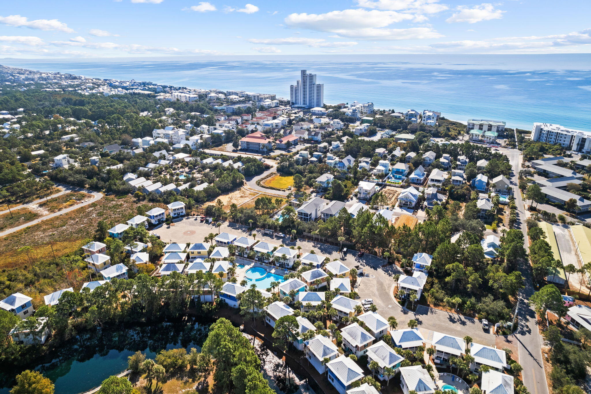 198 Somerset Bridge Road, Unit 137 Santa Rosa Beach, FL 32459 - Photo 38 of 46 an aerial view of multiple house