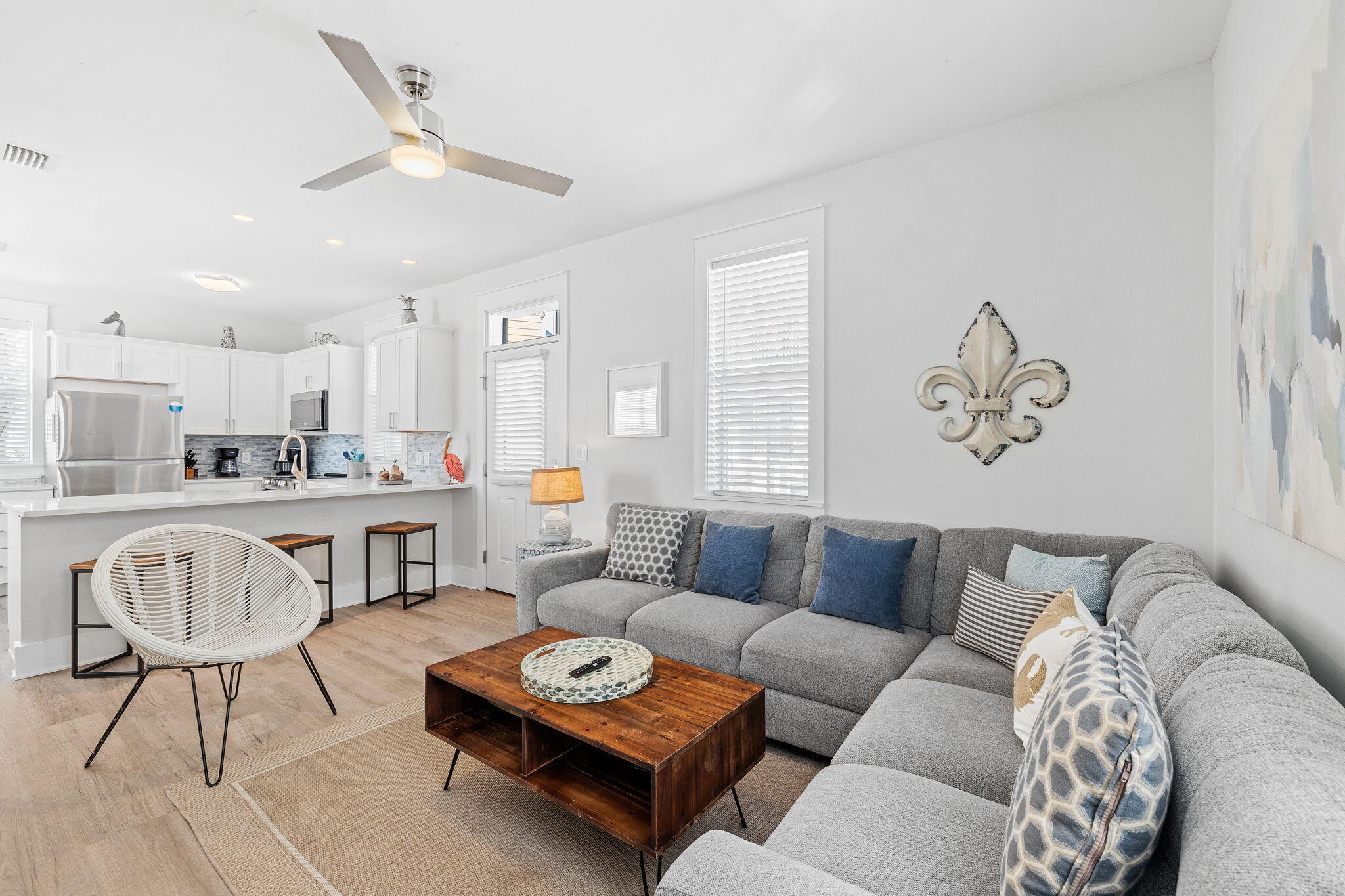 198 Somerset Bridge Road, Unit 137 Santa Rosa Beach, FL 32459 - Photo 5 of 46 a living room with furniture and a large window