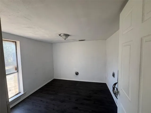 a view of a backyard and snow