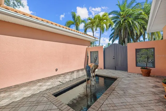 a front view of a house with entryway