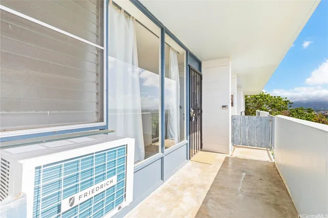 a view of front door