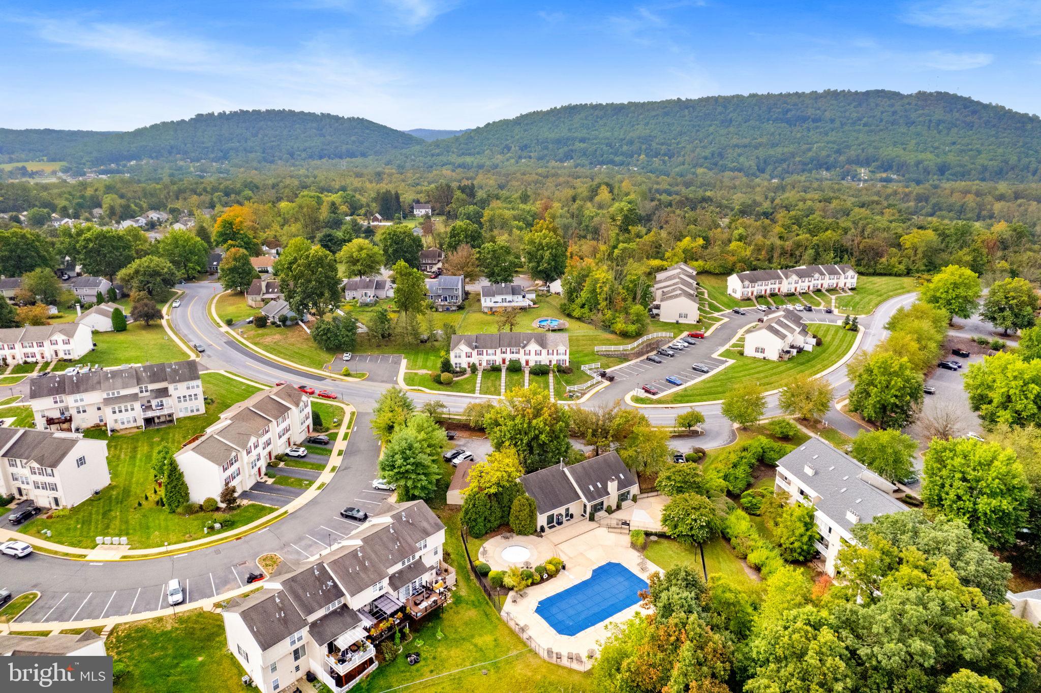 1703 Orchard View Road Reading, PA 19606 - Photo 42 of 53 an aerial view of residential house with outdoor space and trees all around
