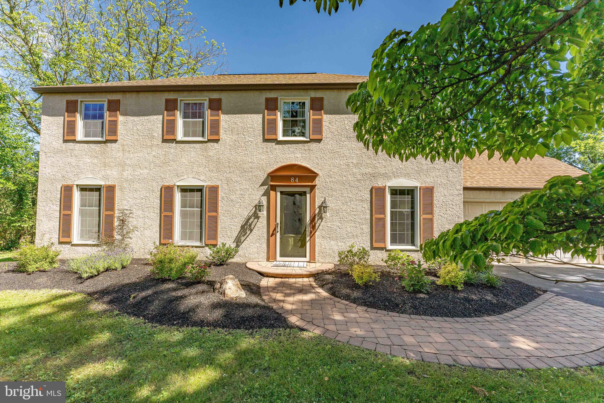84 North Spring Lane Phoenixville, PA 19460 - Photo 4 of 51 a front view of a house with garden