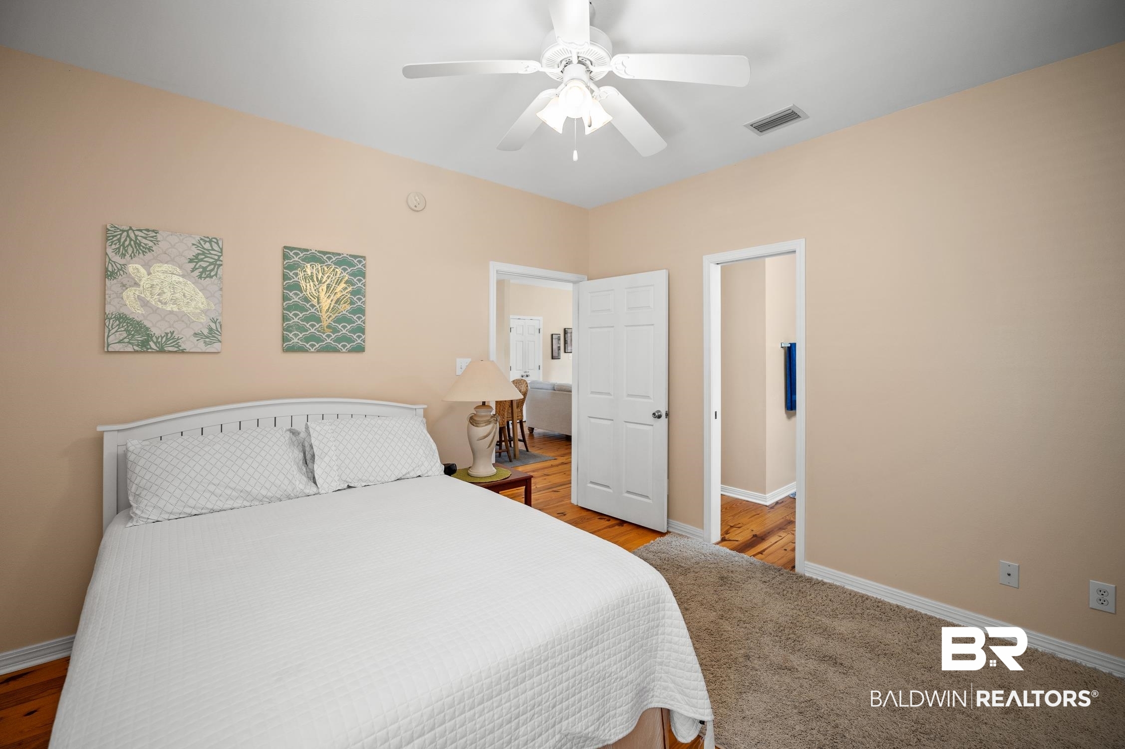 208 Windmill Ridge Road, Unit B Gulf Shores, AL 36542 - Photo 15 of 37 Bedroom 2 with Direct Bath Access
