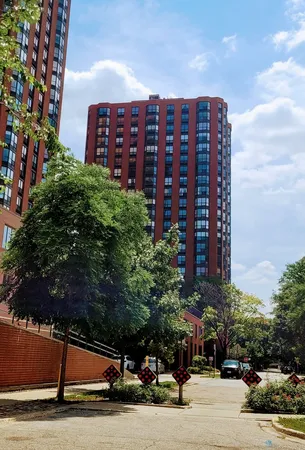 a view of a building and a street view