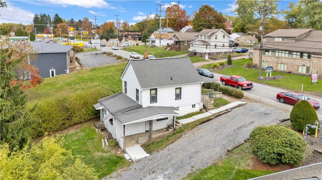 2071-2073 Brodhead Road Aliquippa, PA 15001 - Photo 9 of 34 an aerial view of a house with a yard basket ball court and outdoor seating