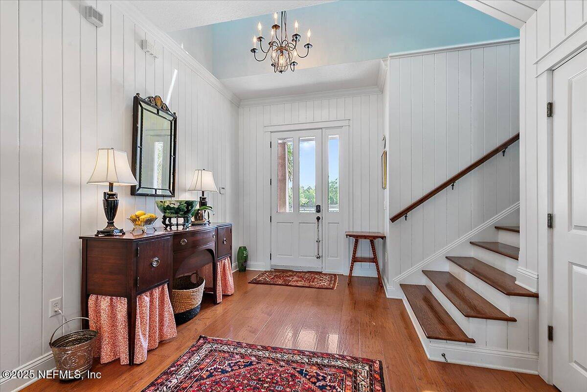 411 Ranch Road Ponte Vedra, FL 32081 - Photo 12 of 56 a view of an entryway with wooden floor and livingroom view