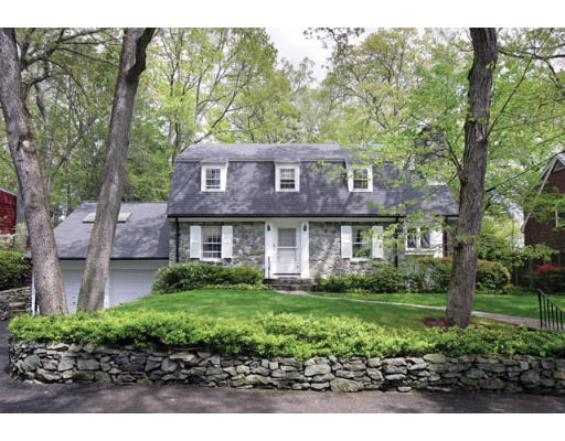 81 Arlington Road Brookline, MA 02467 - Photo 1 of 1 a front view of a house with garden