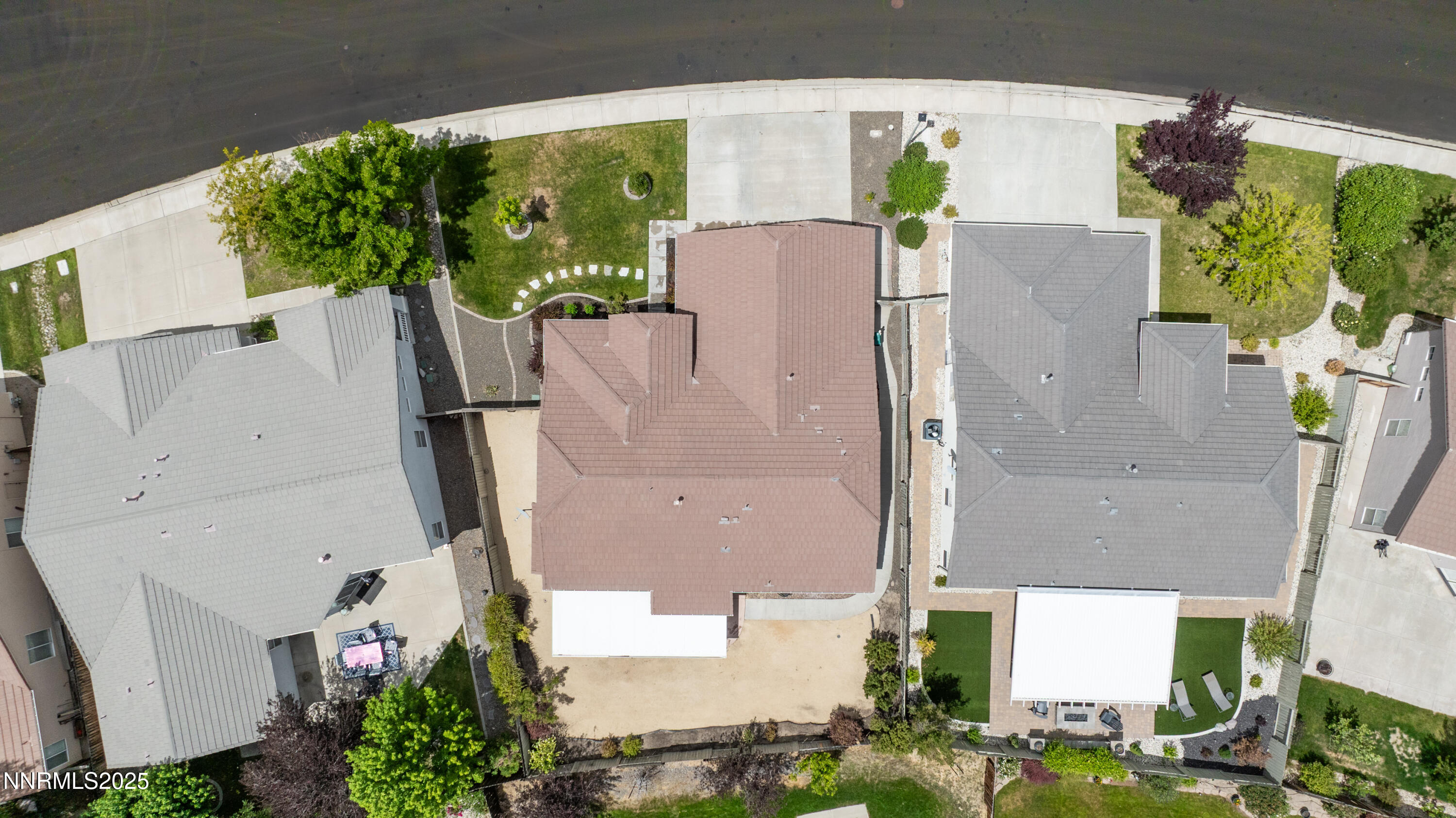 1260 Edgehill Court, Unit ARBOR Reno, NV 89521 - Photo 50 of 50 an aerial view of a house with yard and a patio