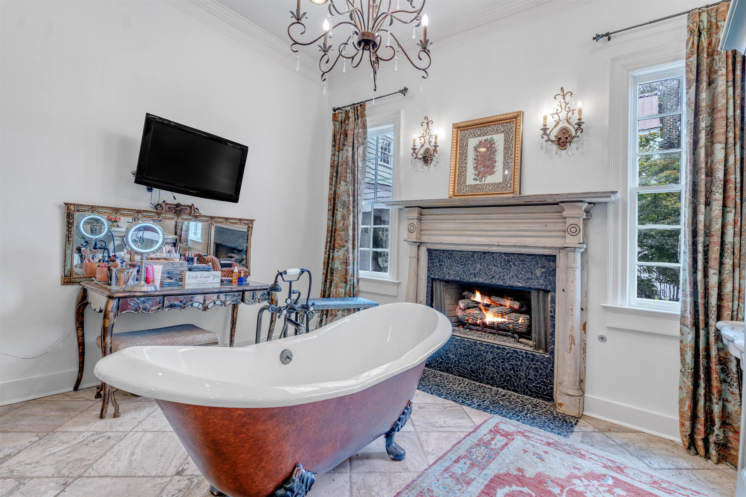 2665 Raleigh Lagrange Drive Piperton, TN 38066 - Photo 18 of 40 a living room with furniture and a fireplace