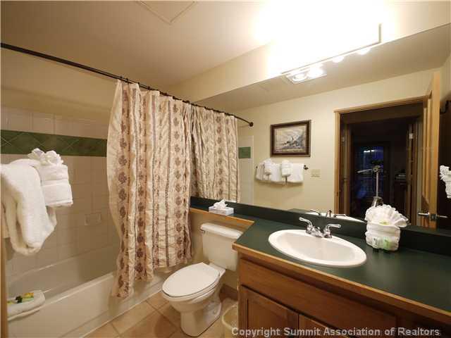 195 River Run Road, Unit 8005 Keystone, CO 80435 - Photo 5 of 12 a bathroom with a sink toilet and shower
