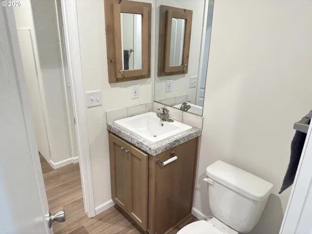 a bathroom with a sink and a toilet