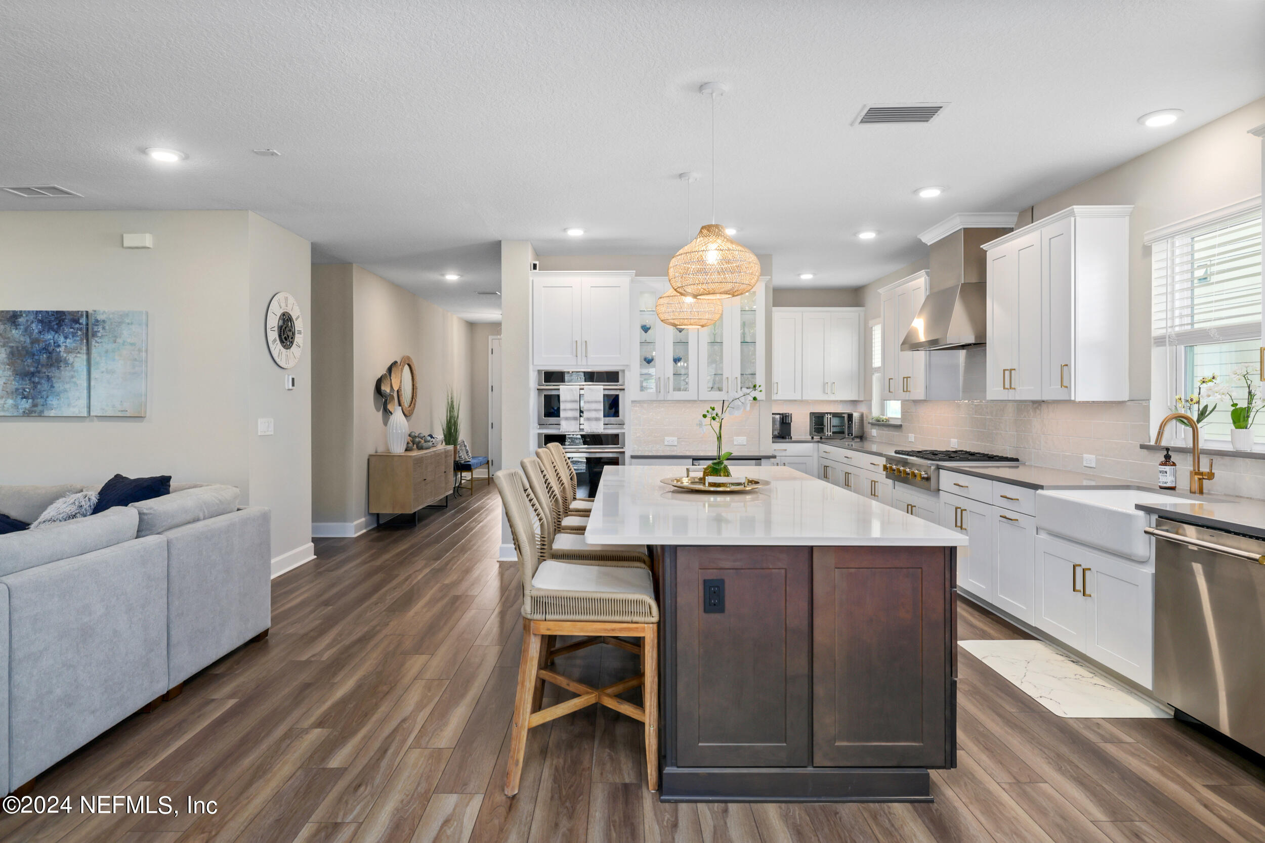 98 Sumter Pl Street St. Augustine, FL 32092 - Photo 24 of 84 a kitchen with counter space sink appliances and cabinets