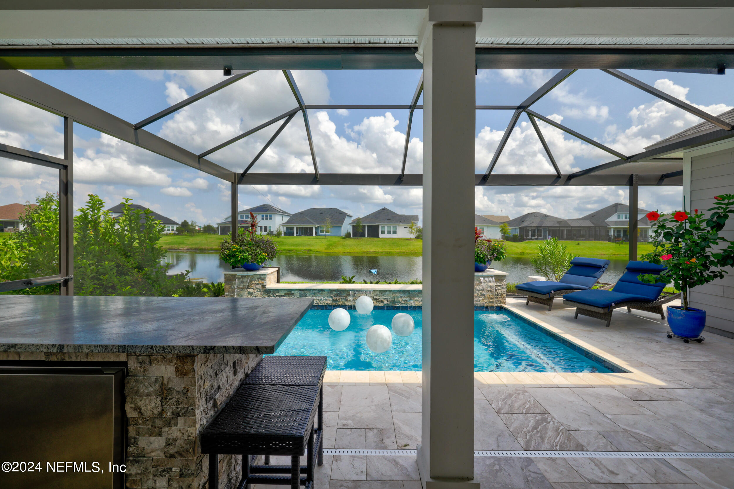 98 Sumter Pl Street St. Augustine, FL 32092 - Photo 40 of 84 a view of swimming pool with outdoor seating