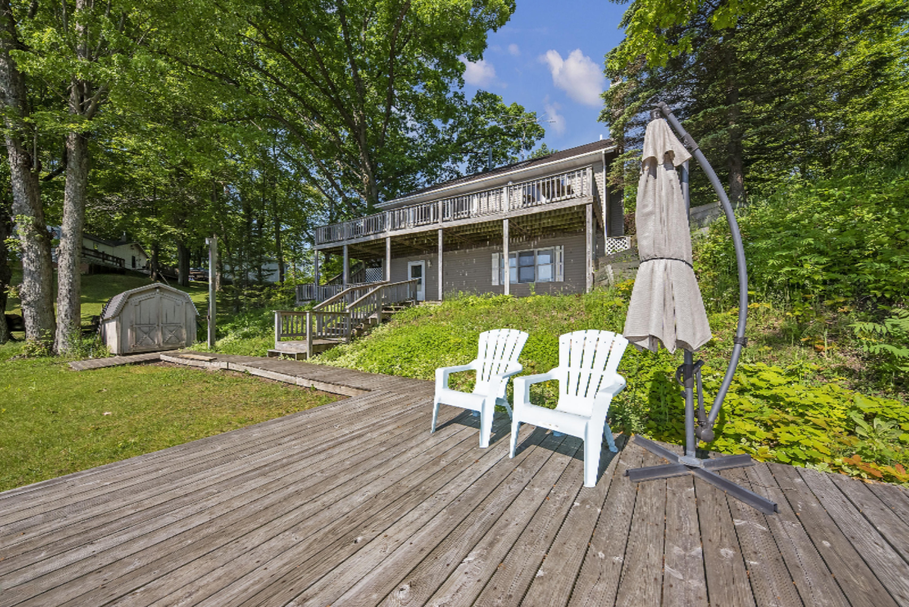 5300 Stella Road Custer, MI 49405 - Photo 35 of 47 Lakeside patio