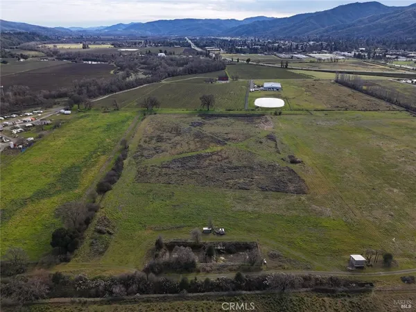 a view of a lake with a mountain